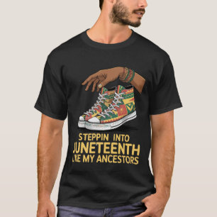 T-shirt Une Femme Noire Fierté Au Xe Juillet