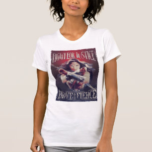 T-shirt Une Femme Qui Se Bat Pour La Justice