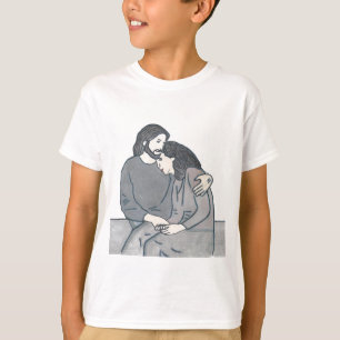 T-shirt Une femme solitaire rencontre Dieu