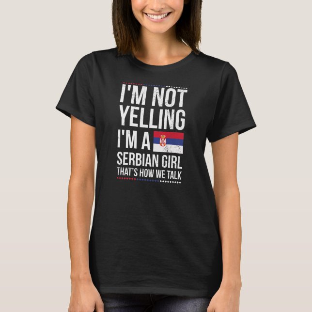 T-shirt Une fierté serbe pour les femmes (Devant)