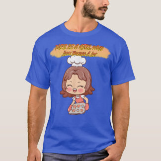 T-shirt Une Fille Qui Aime Faire Un Humour Drôle Graphique