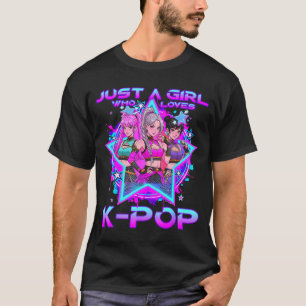T-shirt Une fille qui aime les filles enfants k-pop k-pop