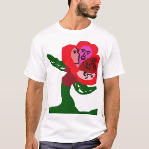 T-shirt Une fleur, quatre visages – La danse de l'unité