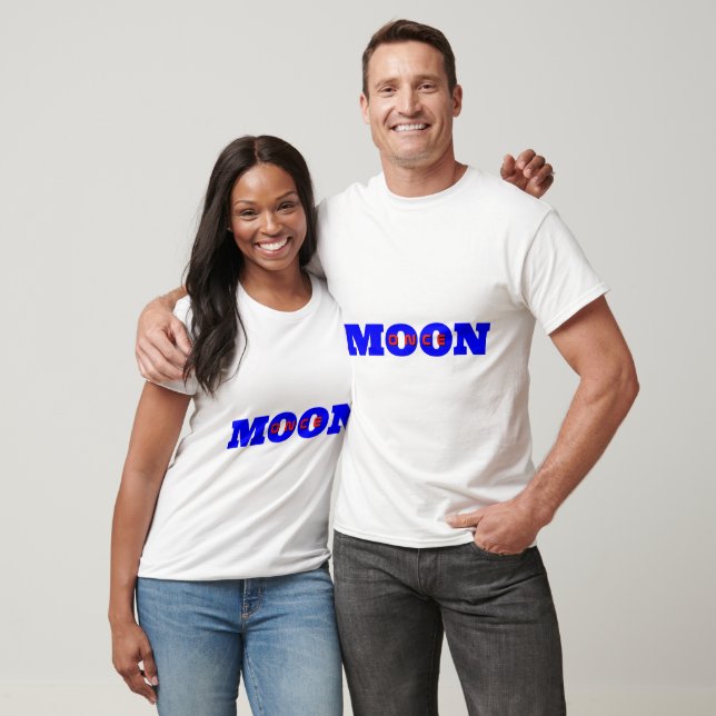 T-shirt Une fois dans la Moon Bleue (Unisexe)