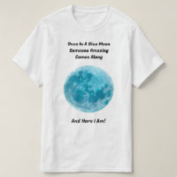 Une Fois Dans Une Chemise Lune Bleue
