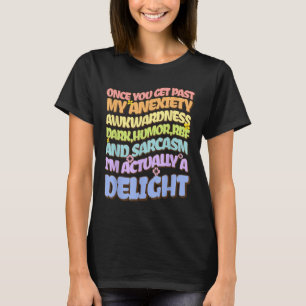 T-shirt Une Fois Que Vous Devenez Passé Mon Anxiété Awkwar