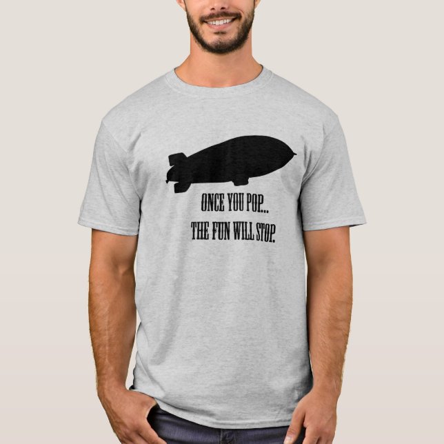 T-shirt Une fois que vous sautez… (Devant)