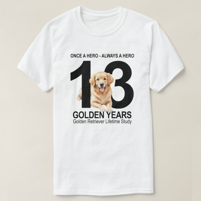 T-shirt Une fois un héros toujours un héros (Design devant)