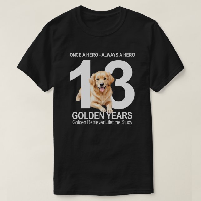 T-shirt Une fois un héros, toujours un héros - sombre (Design devant)