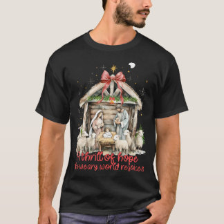 T-shirt Une Foule D'Espoir Le Monde las Réjouit