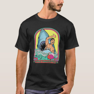T-shirt Une grande semaine pour un requin - Restez positif
