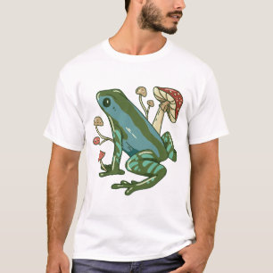 T-shirt Une Grenouille Aux Champignons