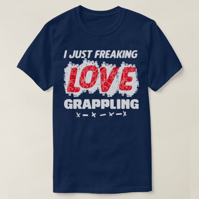 T-shirt Une idée cadeau joyeuse pour un fan aux prises (Design devant)
