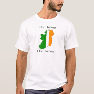 T-shirt Une île - une Irlande