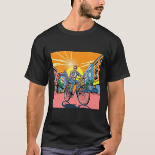 T-shirt Une illustration de bande dessinée vintage des ann