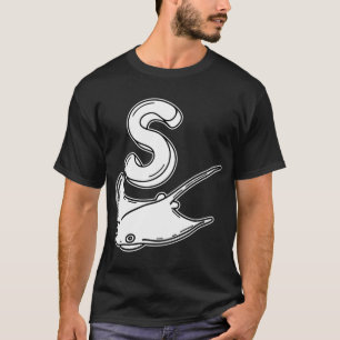 T-shirt Une illustration de la lettre S représentant la ra