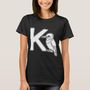 T-shirt Une illustration d'un martin-pêcheur à côté de la