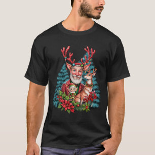 T-shirt Une illustration fantaisiste de Noël,
