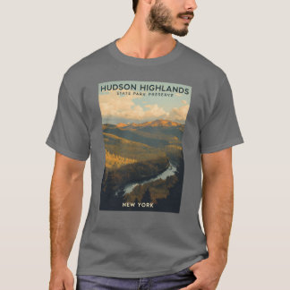 T-shirt Une illustration vintage des hautes terres de l'Ét