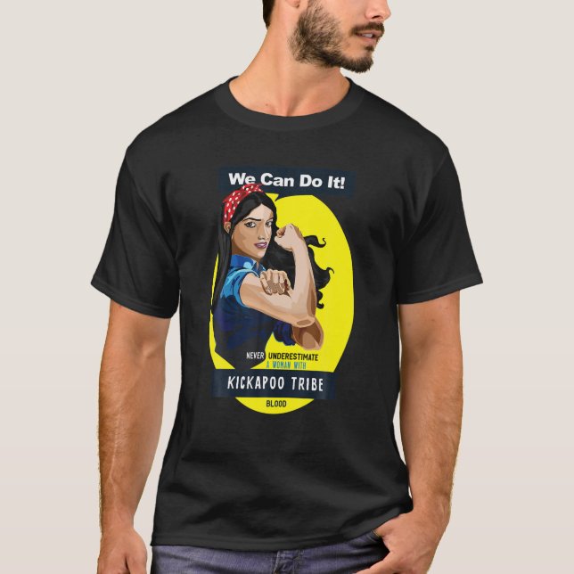 T-shirt Une Indienne Mexicaine De Kickapoo N'A Jamais Souf (Devant)