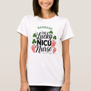 T-shirt Une infirmière chanceuse de la NICU - Fête de la S