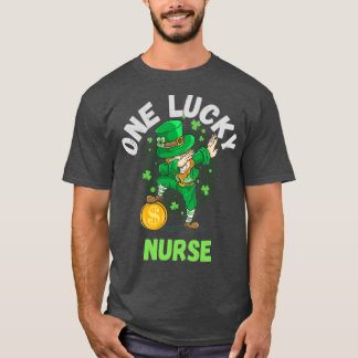 T-shirt une infirmière chanceuse drôle st