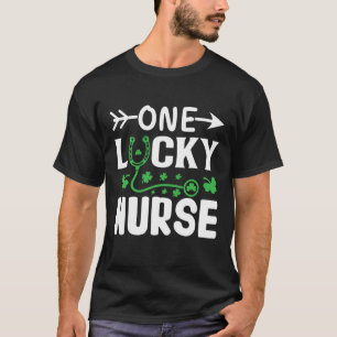 T-shirt Une infirmière chanceuse Funny St. Patrick's Day