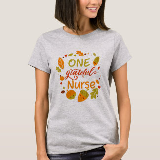 T-shirt Une infirmière gracieuse Thanksgiving