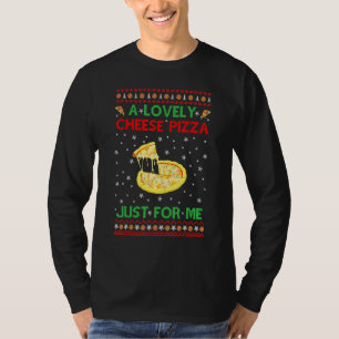 T-shirt Une jolie pizza au fromage Kevin X Mas