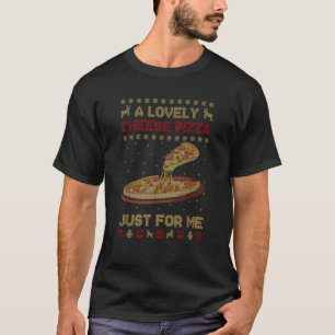 T-shirt Une jolie pizza au fromage seule amusante Kevin X 