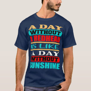 T-shirt Une Journée Colorée Sans Tête Rouge, C'Est Comme U