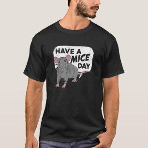 T-shirt Une journée de souris pour une souris fantaisie