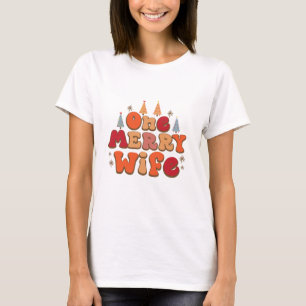 T-shirt Une joyeuse commère - Noël