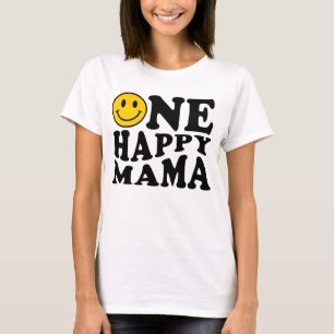 T-shirt Une Joyeuse maman Jaune qui correspond à un annive