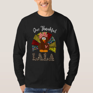T-shirt Une Lala de remerciement Turquie Léopartie Thankgi