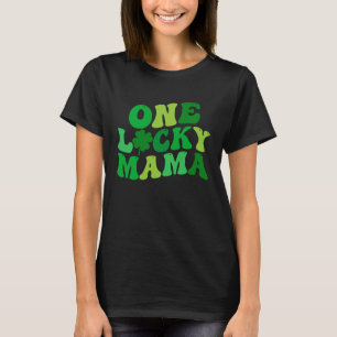 T-shirt Une Lucky Mama Retro Shamrock Super St Patrick's