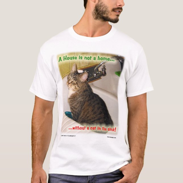 T-shirt "Une maison n'est pas une maison…" chemise (Devant)