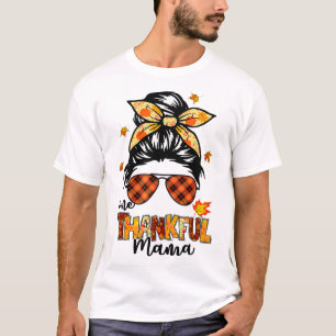 T-shirt Une Mama Gentil Drôle Mâle Mâle Bun Automne Que