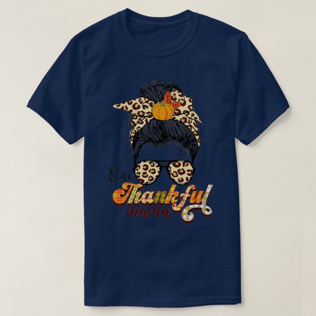 T-shirt Une Mama Gentil Drôle Mâle Mâle Bun Automne Que (Design devant)