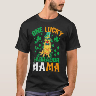 T-shirt Une Maman Chien Chanceuse Labrador Retriever Maman