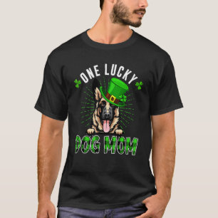 T-shirt Une maman de chien chanceuse Maman Berger allemand