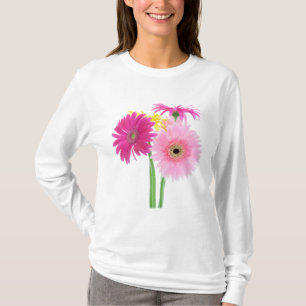 T-shirt Une marguerite rose