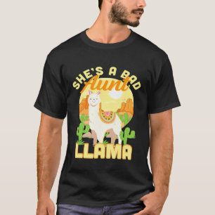 T-shirt Une mauvaise tante Llama Mama