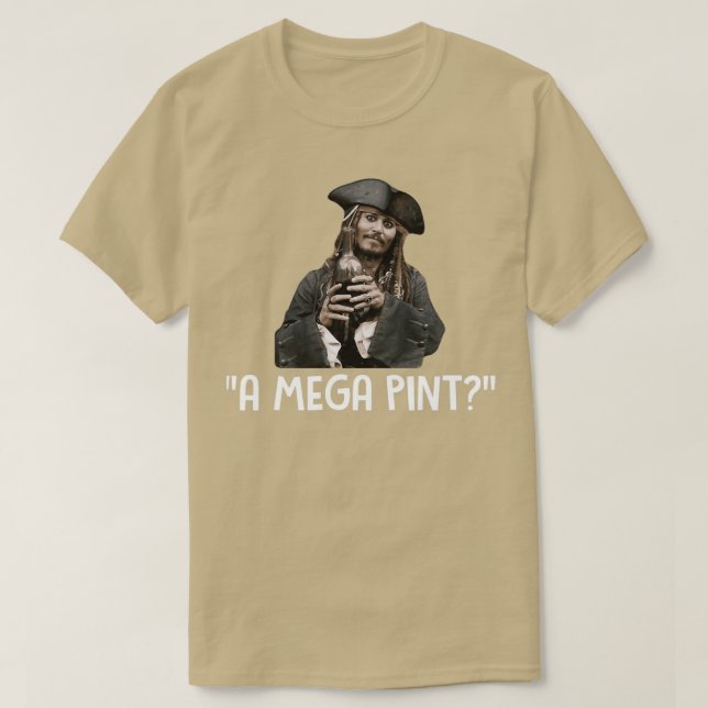 T-shirt Une Méga Pint Méga Pint De Vin Classique 2 (Design devant)