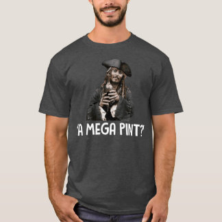 T-shirt Une Méga Pint Méga Pint De Vin T