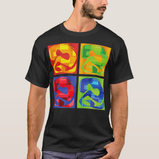 T-shirt Une mer de couleur