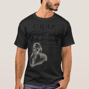 T-shirt Une merde qui doit arriver demain Thomas Jefferson