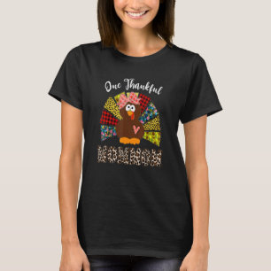 T-shirt Une mère de remerciement Turquie Leopart Thankgive