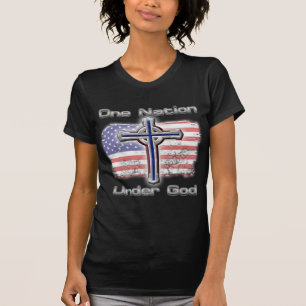 T-shirt Une nation sous Dieu