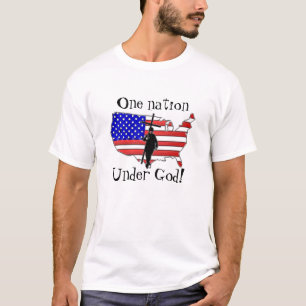 T-shirt une nation sous dieu